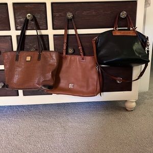 3 Vintage Dooney and Bourke Handbags - (3 for one price)